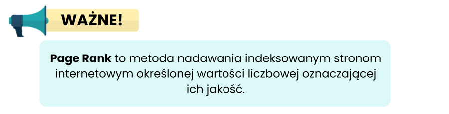 Page Rank definicja | grafika na blogu Senuto.com
