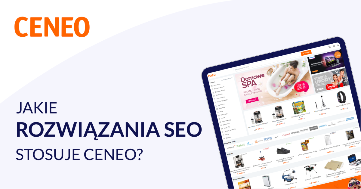 What SEO solutions does Ceneo.pl use? On-site, off-site and content analysis