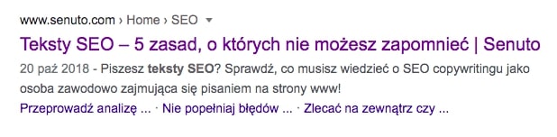 5 zasad tekstu pod seo