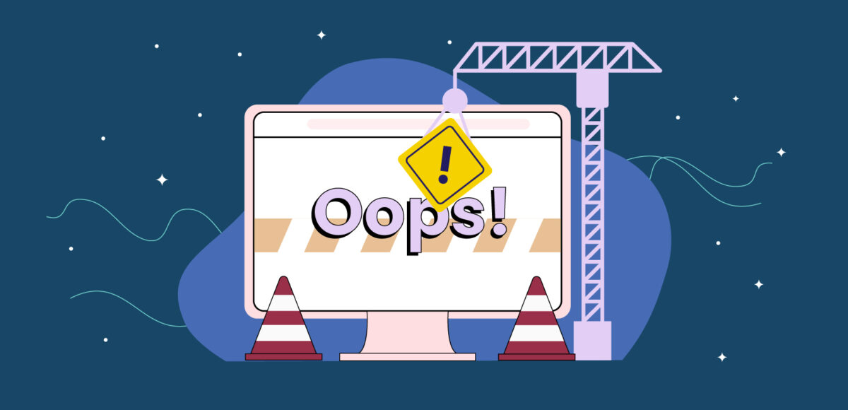 Site interruption - where does this problem come from and how to solve it?
