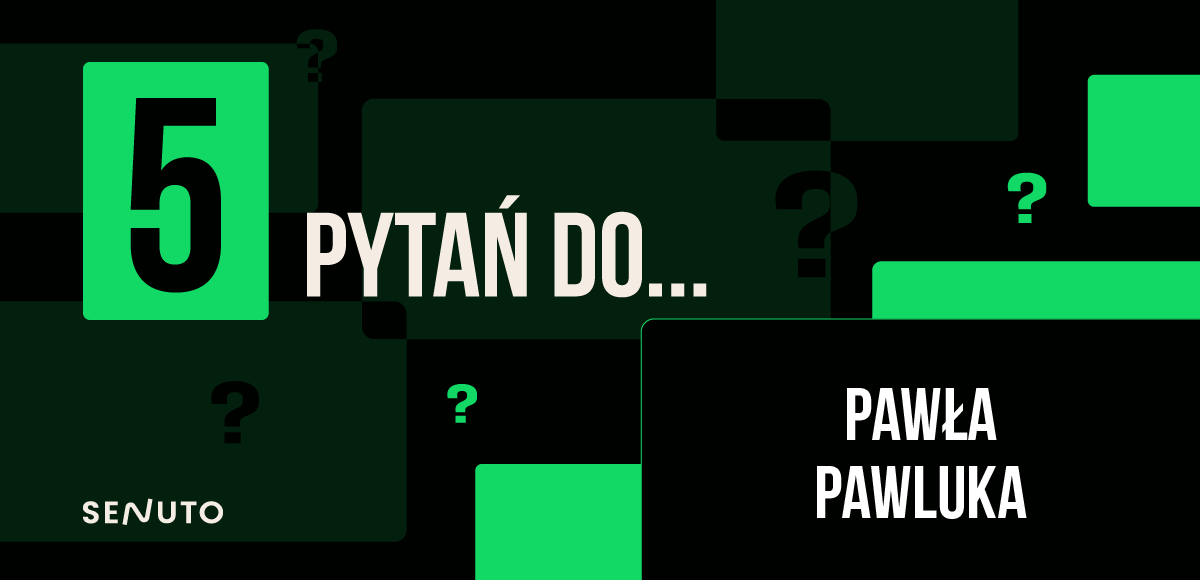 5 pytań do specjalisty: Paweł Pawluk