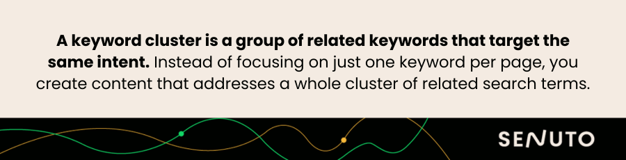 keyword clustter