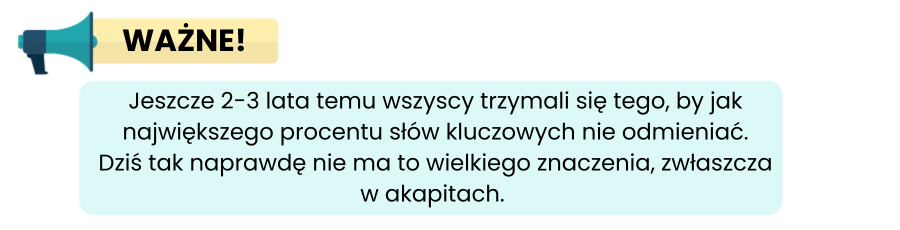 słowa kluczowe w copywritingu | zasada pisania treści pod SEO