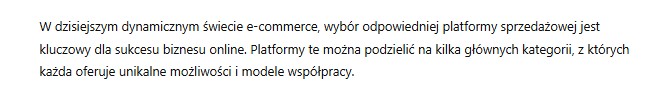 Typowy wstęp do artykułu generowany przez chat GPT